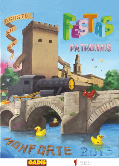 Cartel promocional de las fiestas patronales de Monforte de Lemos